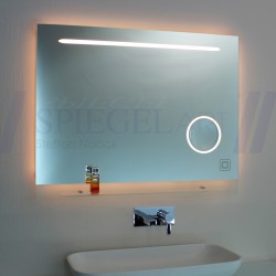 Badspiegel integrierter Kosmetikspiegel Modell 00-08.1